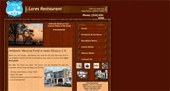 Desktop Screenshot of lares-restaurant.com